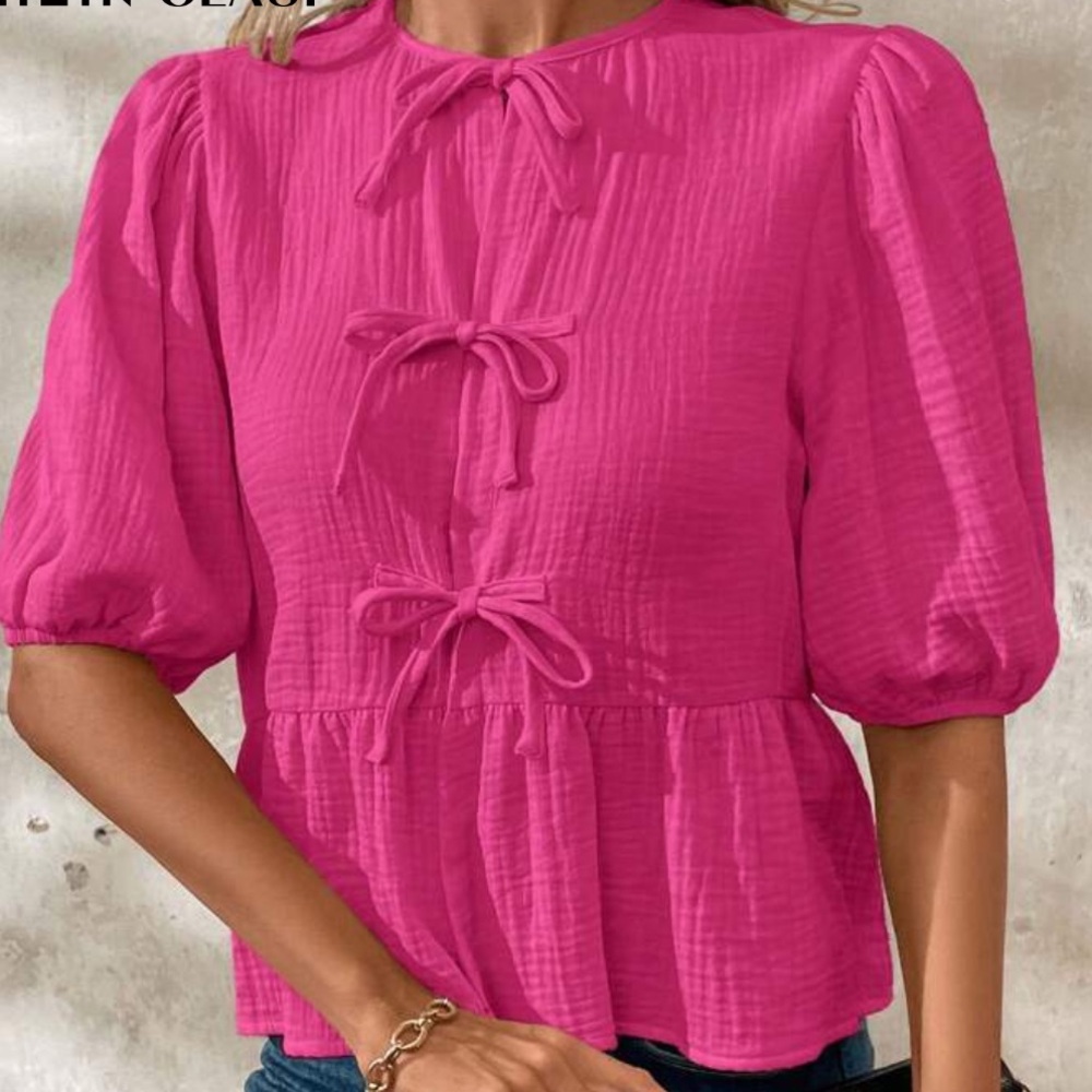 New hot pink blouse